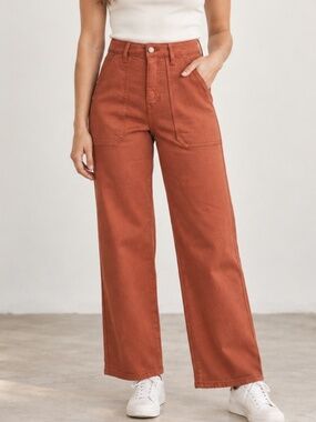 JBD Just Black Denim NWT Rue Rust Carpenter Straight Jeans